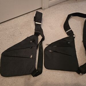 Stylish Black Men's Sling Bag